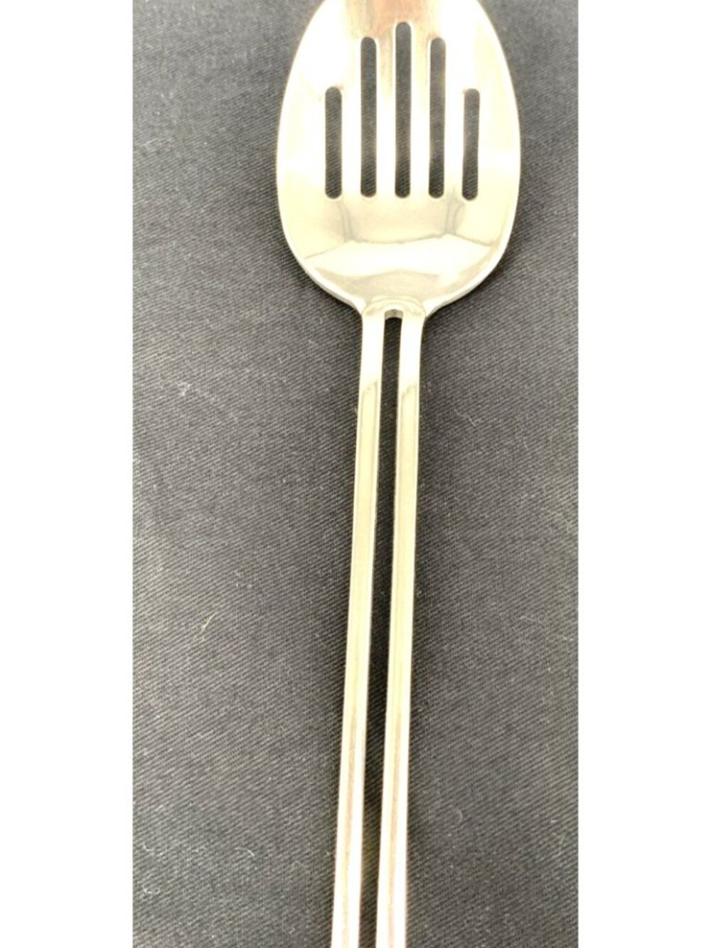 Towle Nordic Serving Spoon Slotted Stainless Open Handle 18/10